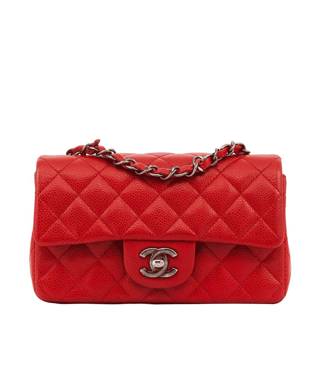108 CHANEL CLASSIC 8 RED CAVIAR RSHW 21435160 1164
