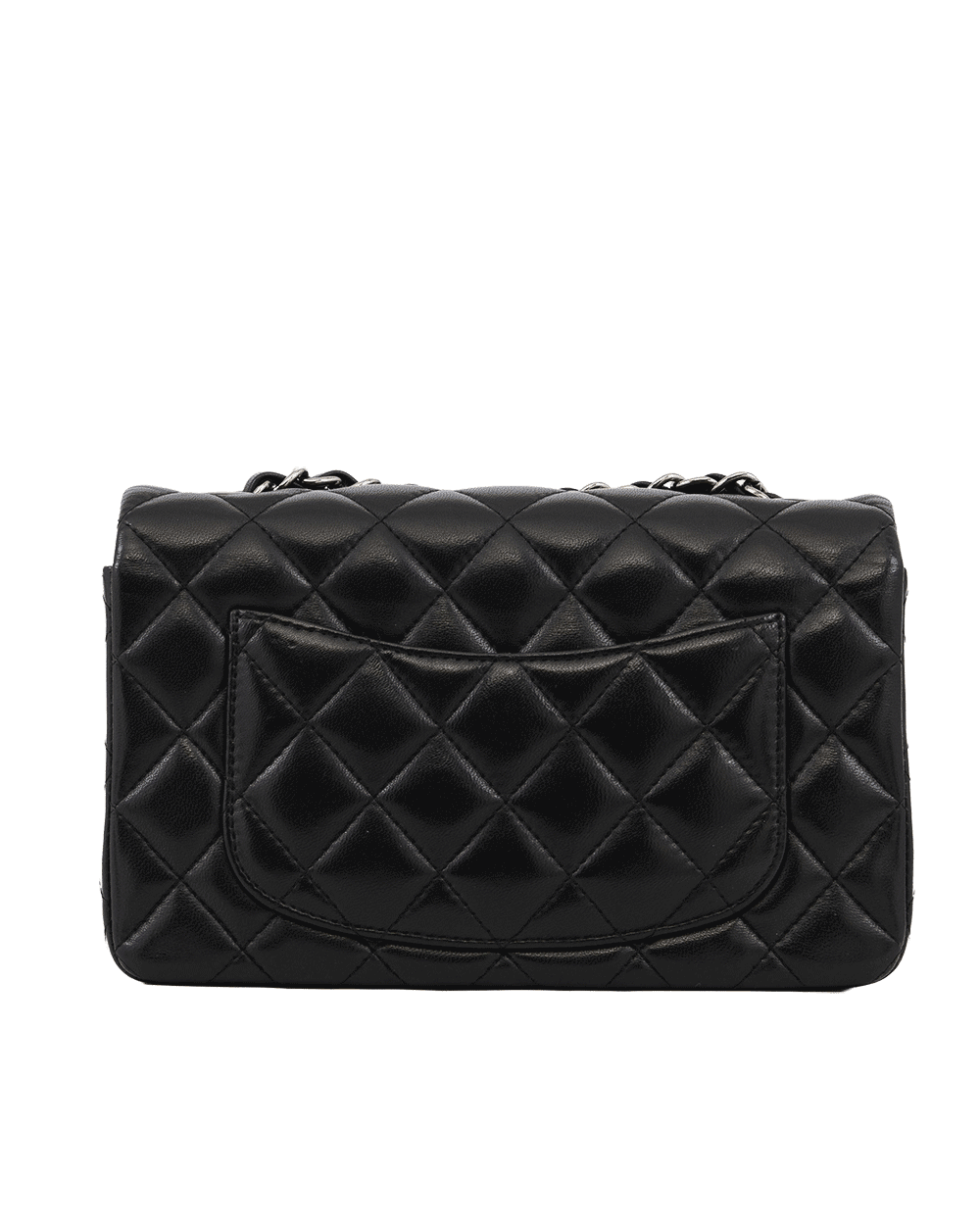 109 CHANEL CLASSIC 8 BLACK LAMB RHW 23107171 1194