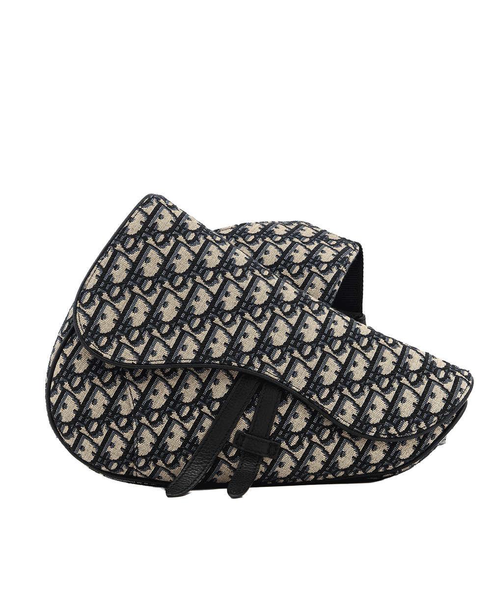 111 DIOR SADDLE MEDIUM BLUE NAVY OBLIQUE JACUARD SHW 16 BO 0262 1205