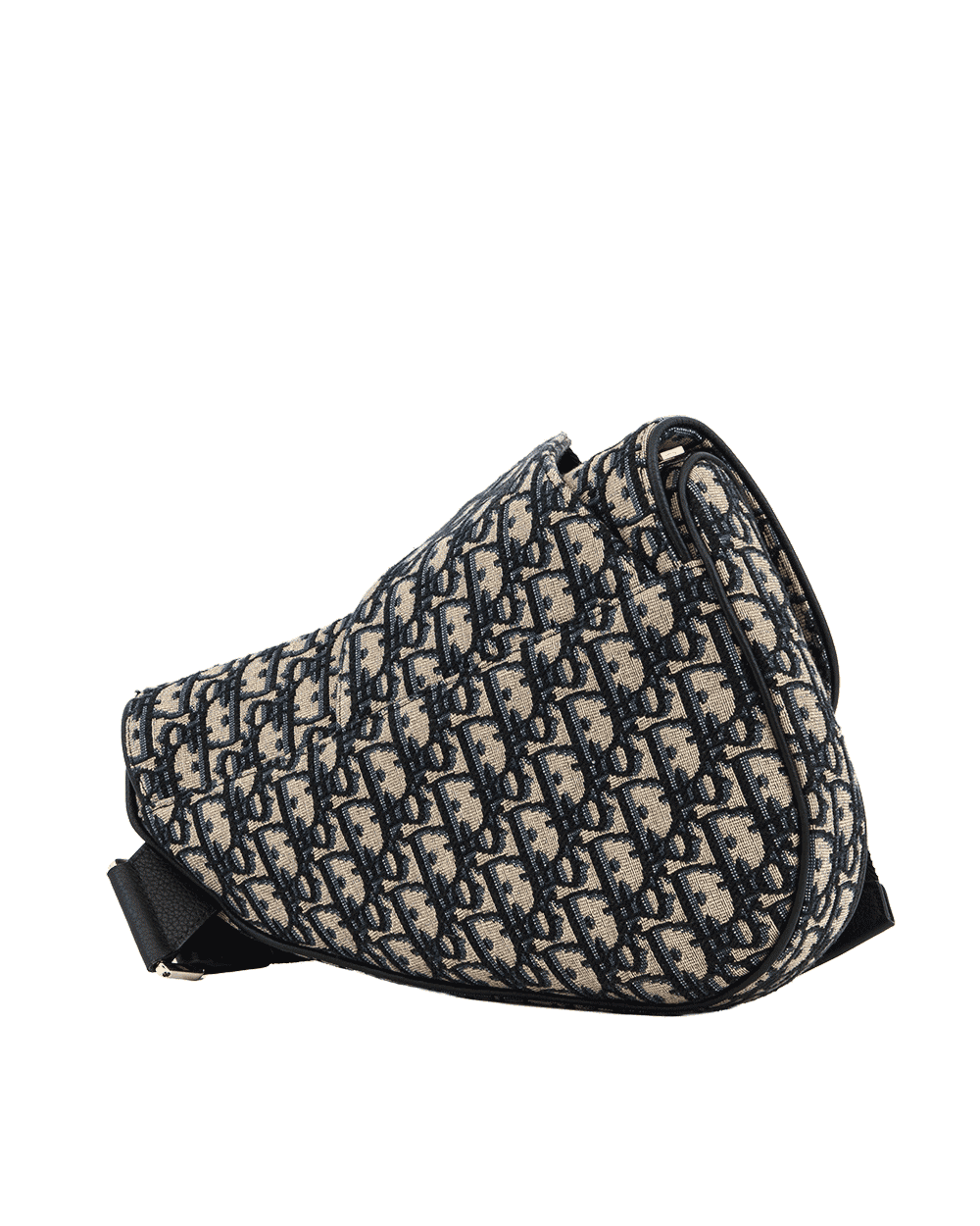 111 DIOR SADDLE MEDIUM BLUE NAVY OBLIQUE JACUARD SHW 16 BO 0262 1207