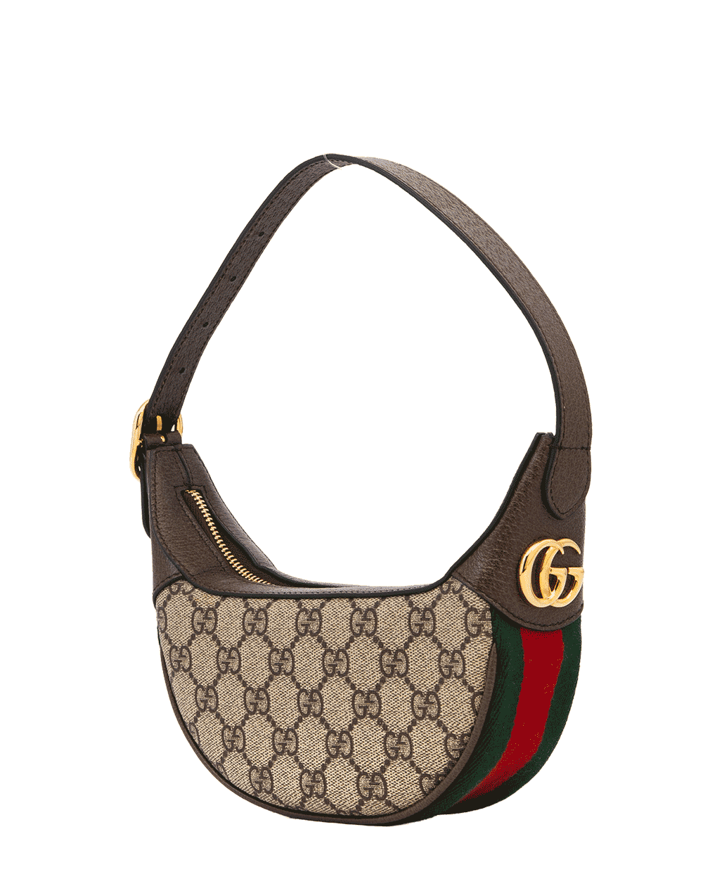 112 GUCCI OPHIDIA SHOLDER BAG SMALL BROWN RED GREEN GG MONOGRAM CANVAS GHW 658551 493075 1222