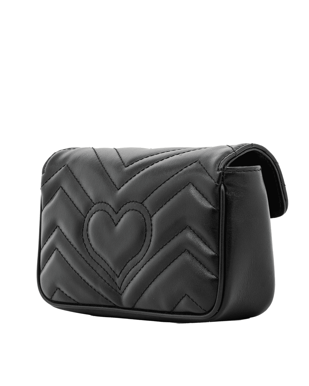 114 GUCCI MARMONT SUPER MINI BLACK CALF GHW 476433 493075 1734