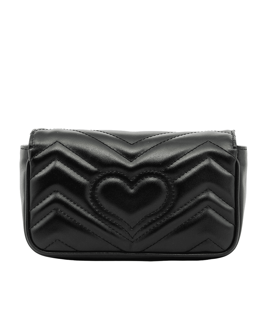 114 GUCCI MARMONT SUPER MINI BLACK CALF GHW 476433 493075 1735