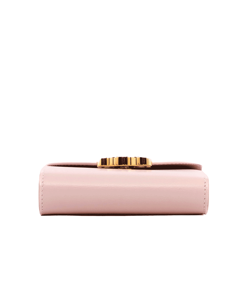 118CELINE TRI FOLD WALLET SHORT PINK CALF GHW U IE 0264 1805