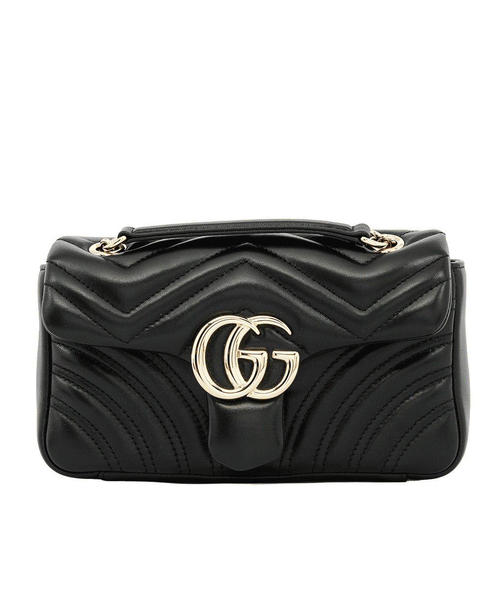 119 NEW GUCCI GG MARMONT 22 BLACK CALF SHW 837280 213317 1768