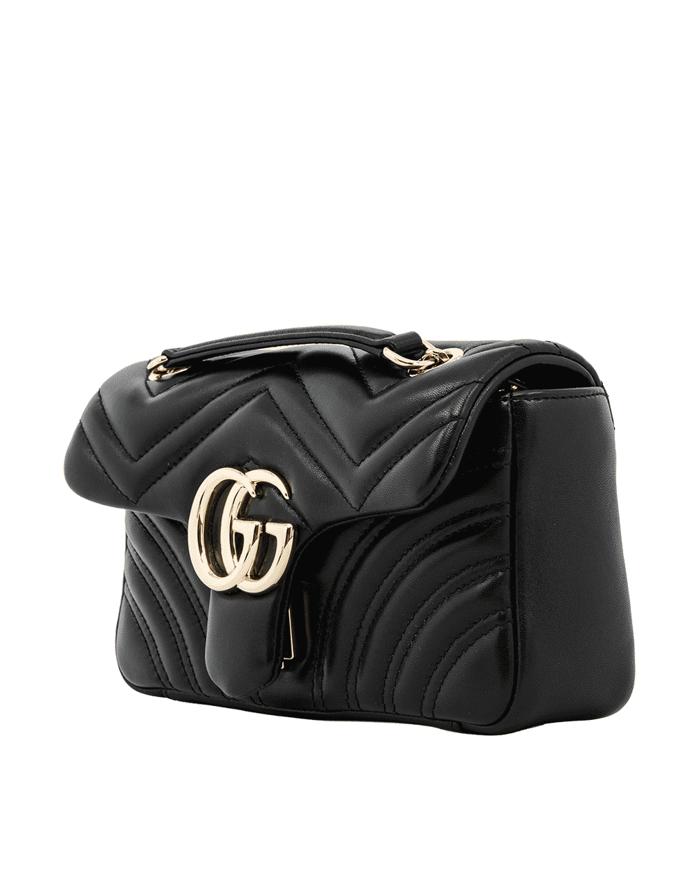 119 NEW GUCCI GG MARMONT 22 BLACK CALF SHW 837280 213317 1769