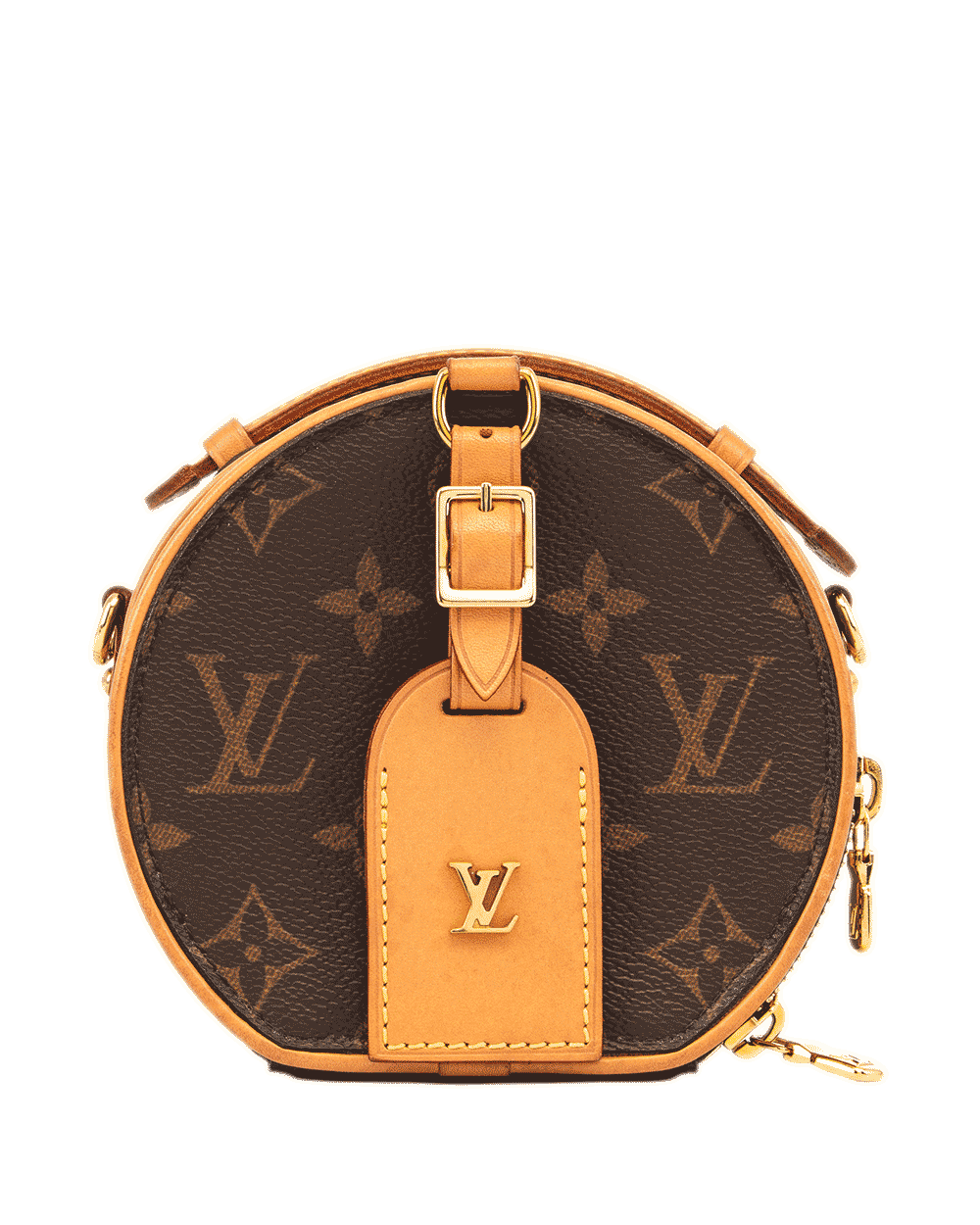 12 LV BOITE CHAPEAU MINI BROWN MONOGRAM CANVAS GHW MICROCHIP 0412