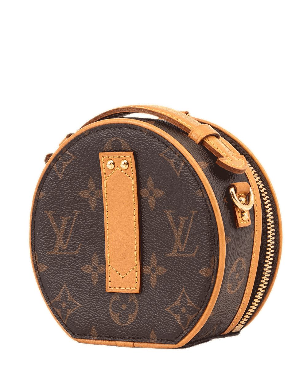 12 LV BOITE CHAPEAU MINI BROWN MONOGRAM CANVAS GHW MICROCHIP 0414