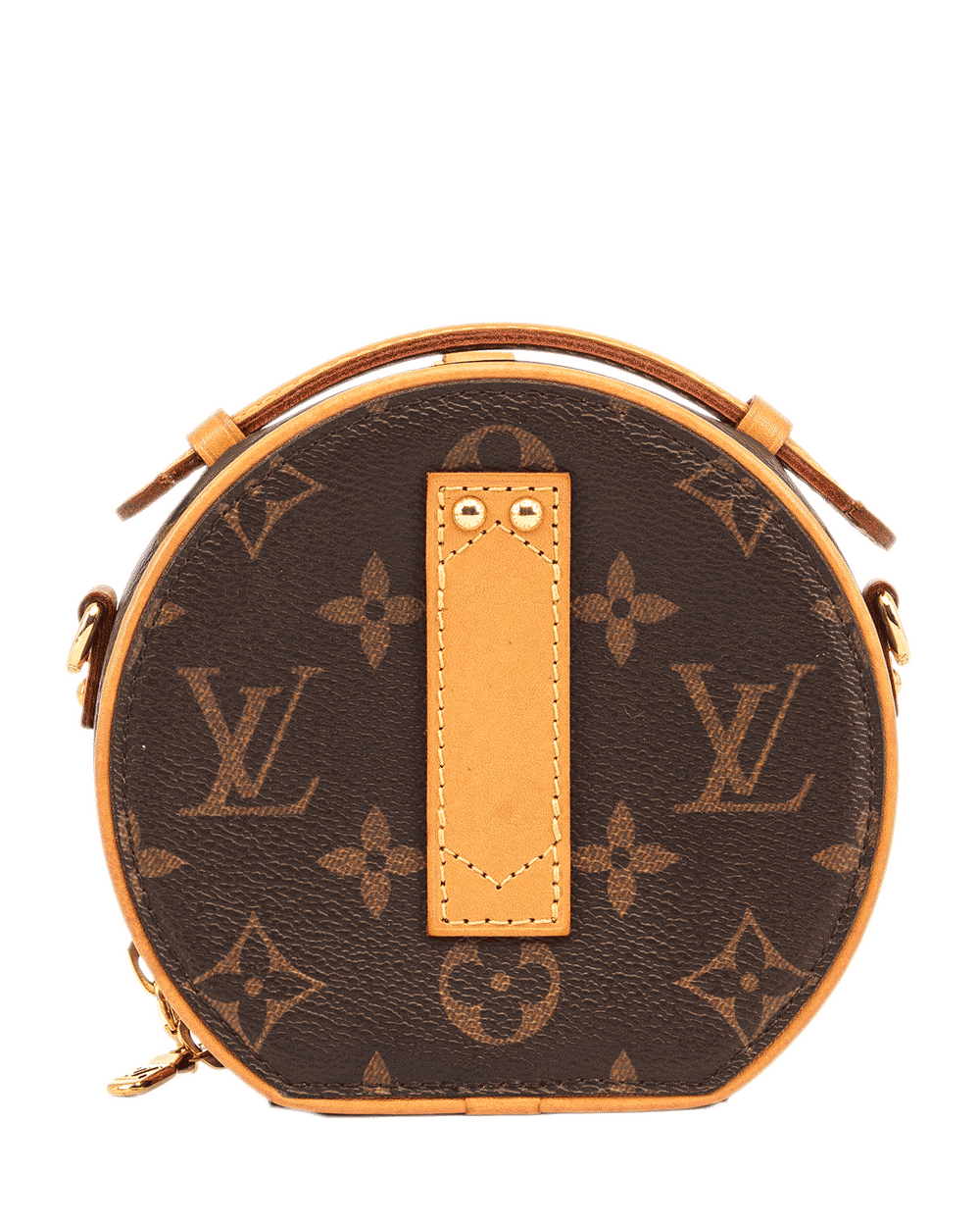 12 LV BOITE CHAPEAU MINI BROWN MONOGRAM CANVAS GHW MICROCHIP 0415