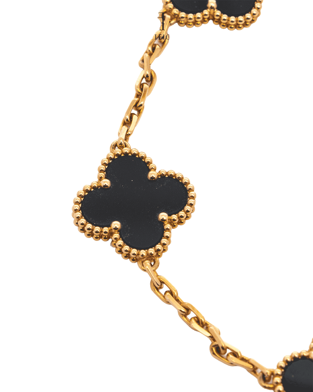 12 VAN CLEEF&ARPELS ALHAMBRA BRACELET VINTAGE BLACK GHW JF976460 1640