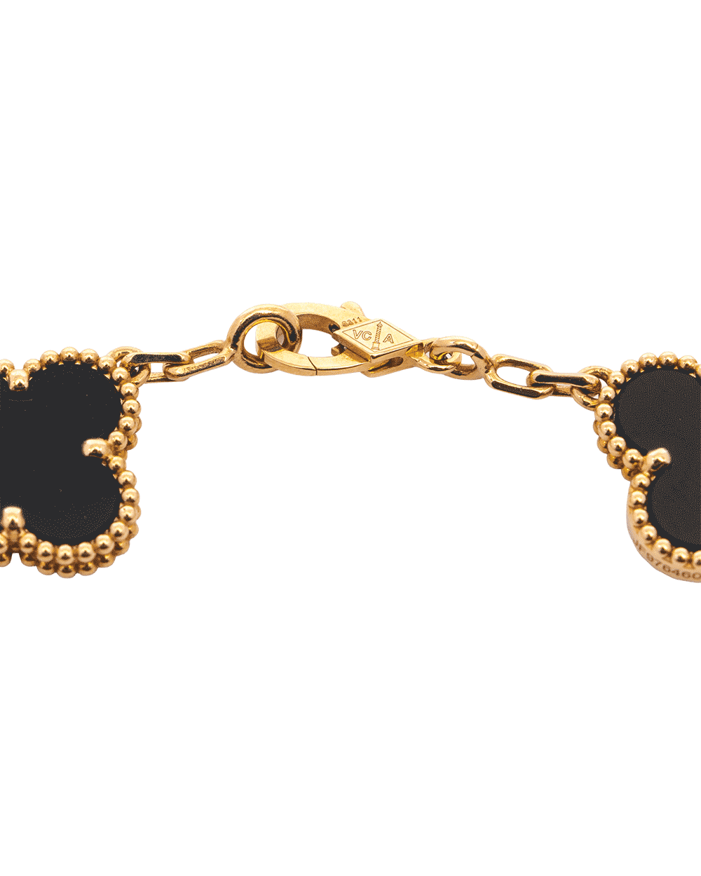 12 VAN CLEEF&ARPELS ALHAMBRA BRACELET VINTAGE BLACK GHW JF976460 1641