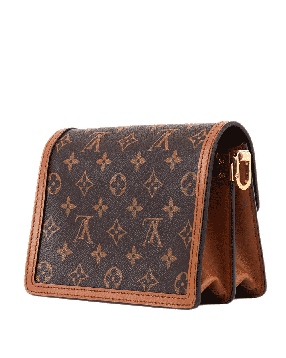 13 LV DAUPHINE MINI BROWN MONOGRAM REVERSE GHW MICROCHIP 0505