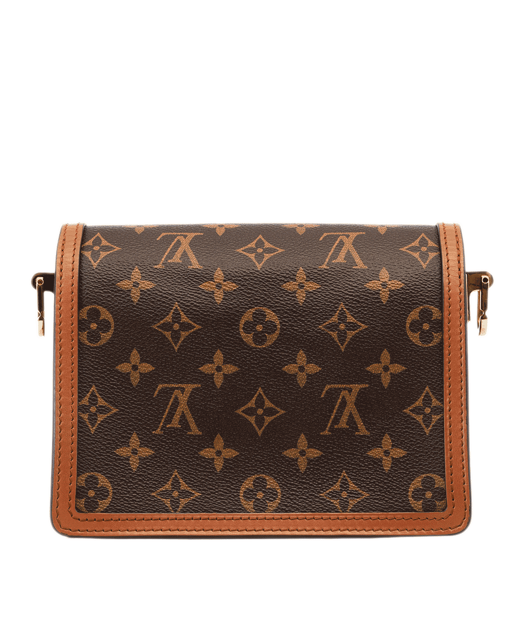 13 LV DAUPHINE MINI BROWN MONOGRAM REVERSE GHW MICROCHIP 0506