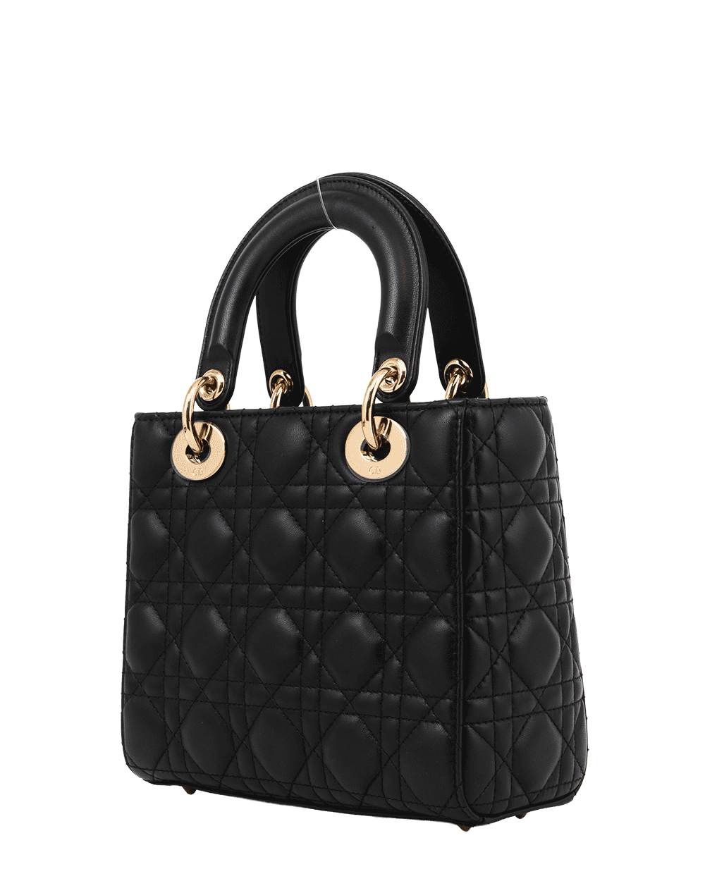 14 DIOR LADY SMALL BLACK LAMB GHW 88 MA 0293 0203