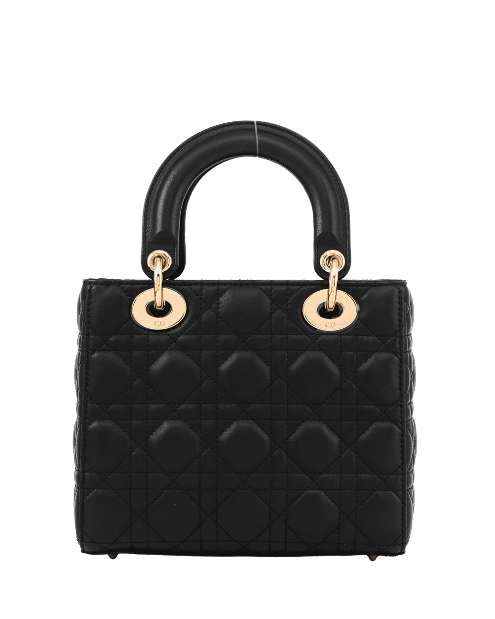 14 DIOR LADY SMALL BLACK LAMB GHW 88 MA 0293 0204