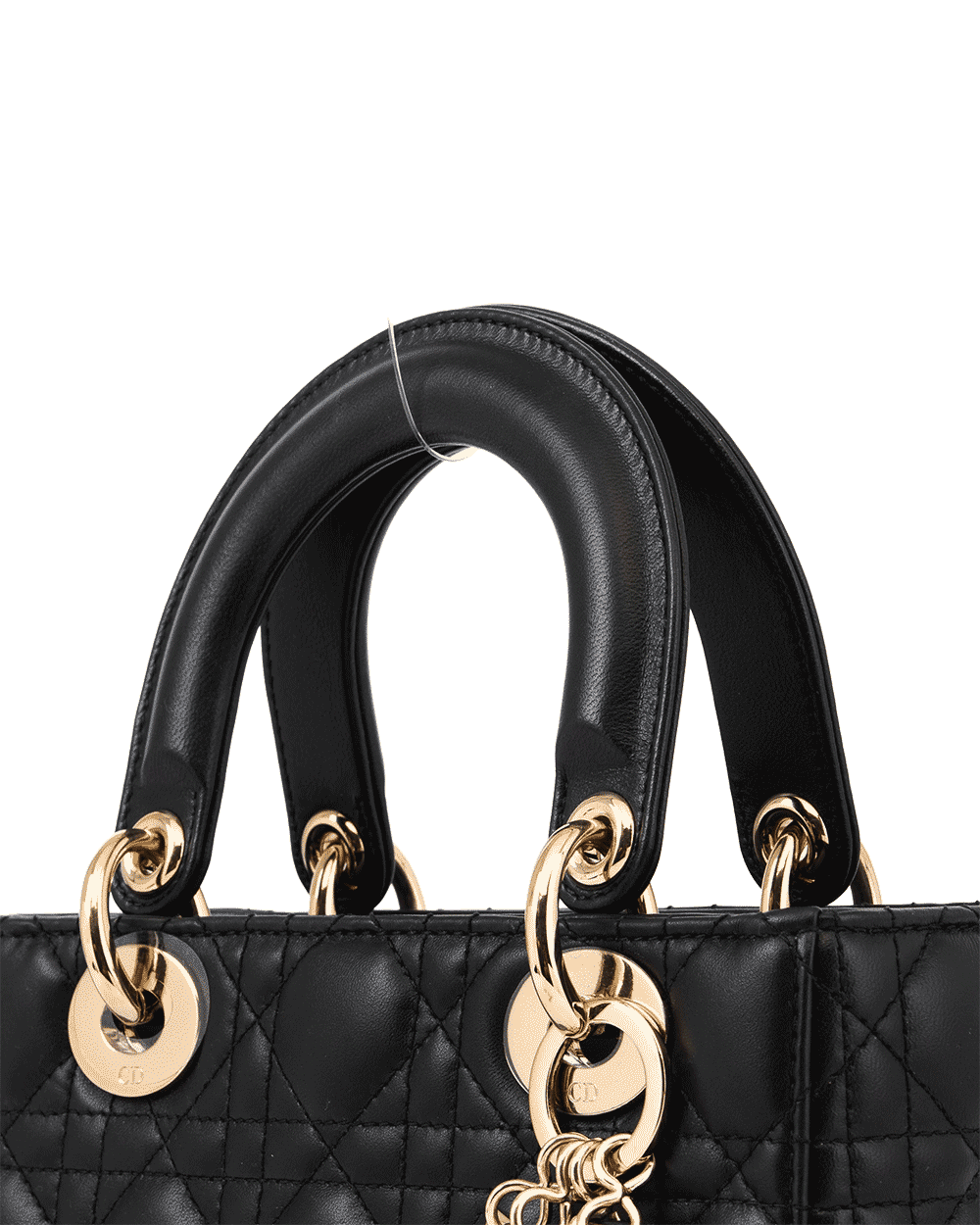 14 DIOR LADY SMALL BLACK LAMB GHW 88 MA 0293 0205