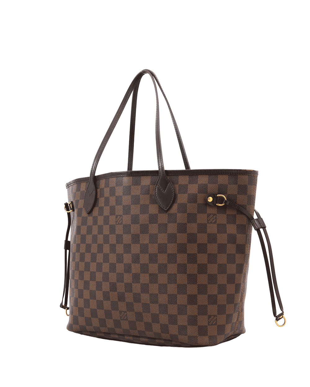 14LV NEVERFULL MM BROWN DAMIER CANVAS GHW CA4100 10277