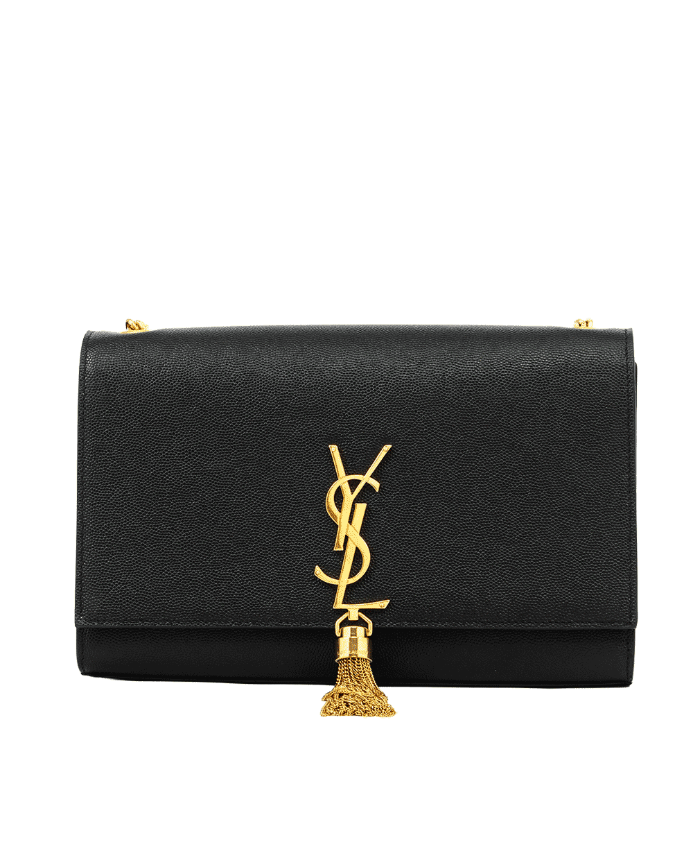 15 YSL KATE MEDIUM BLACK CHEVRON GHW TCT 354119 0220 0858