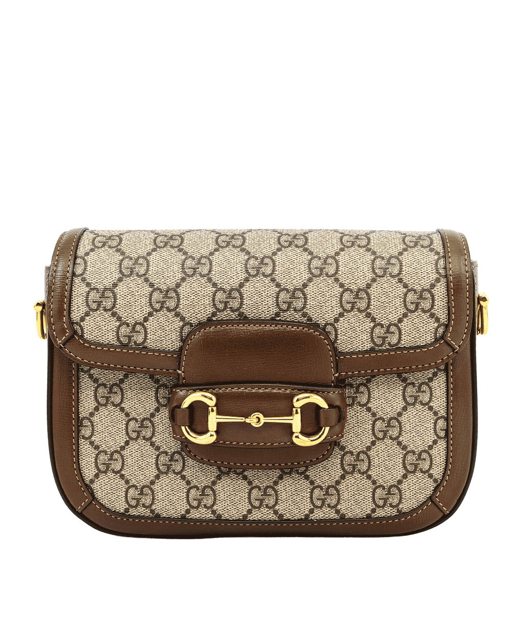 16 GUCCI HORSEBIT 1955 MINI BROWN GG MONOGRAM CANVAS GHW 658574 493075 1055
