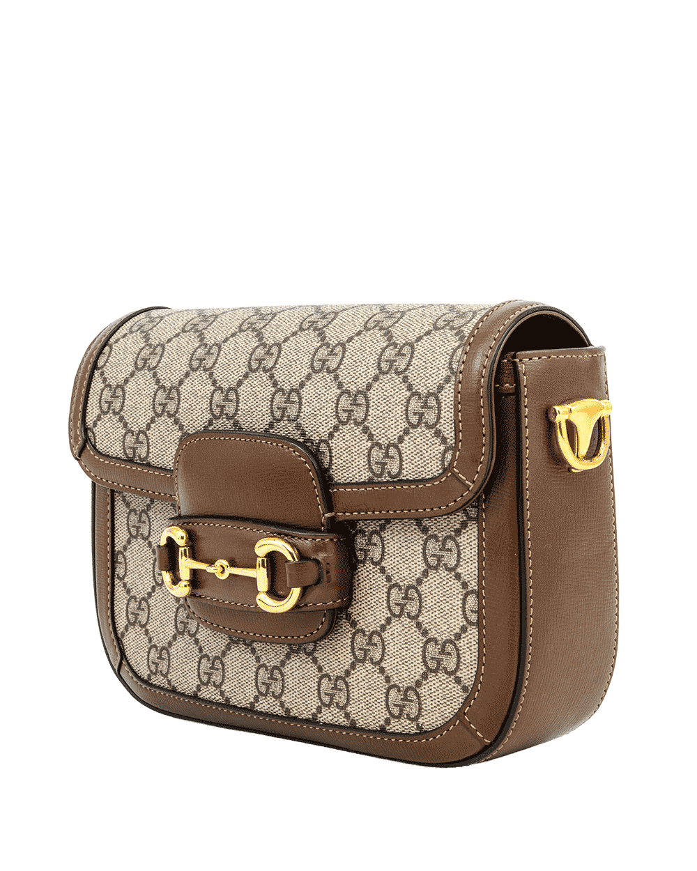 16 GUCCI HORSEBIT 1955 MINI BROWN GG MONOGRAM CANVAS GHW 658574 493075 1056