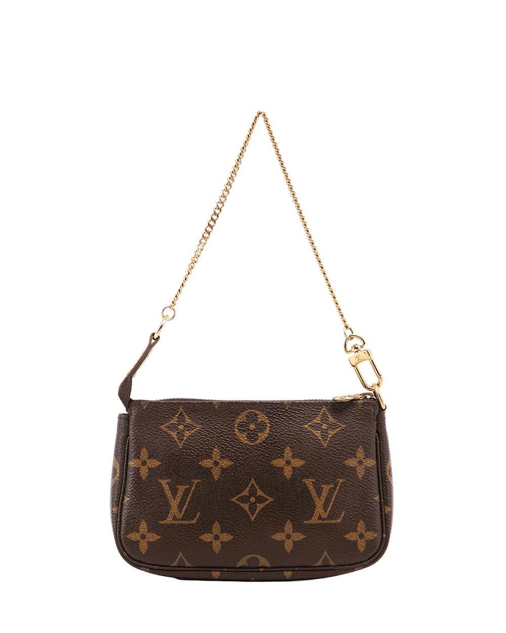 2 LV POCHETTE MINI BROWN MONOGRAM CANVAS GHW SF 2264 1560