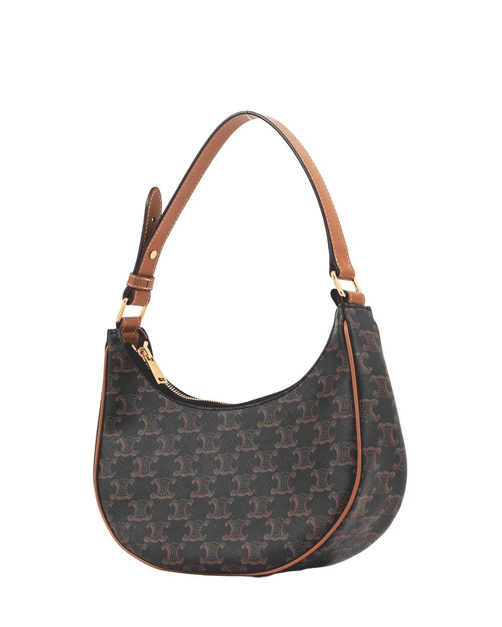 20 CELINE AVA MEDIUM BROWN TAN CANVAS GHW S GA 5202 S AT 4262 1016