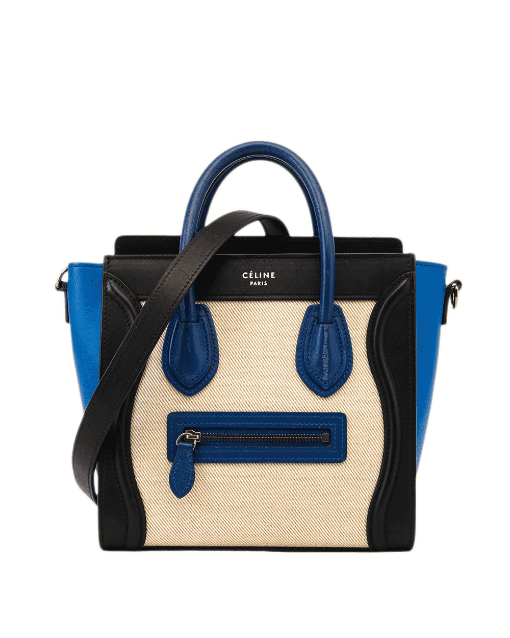 20 CELINE LUGGAGE NANO TRICOLOUR CANVAS SHW U CU 0155 0701