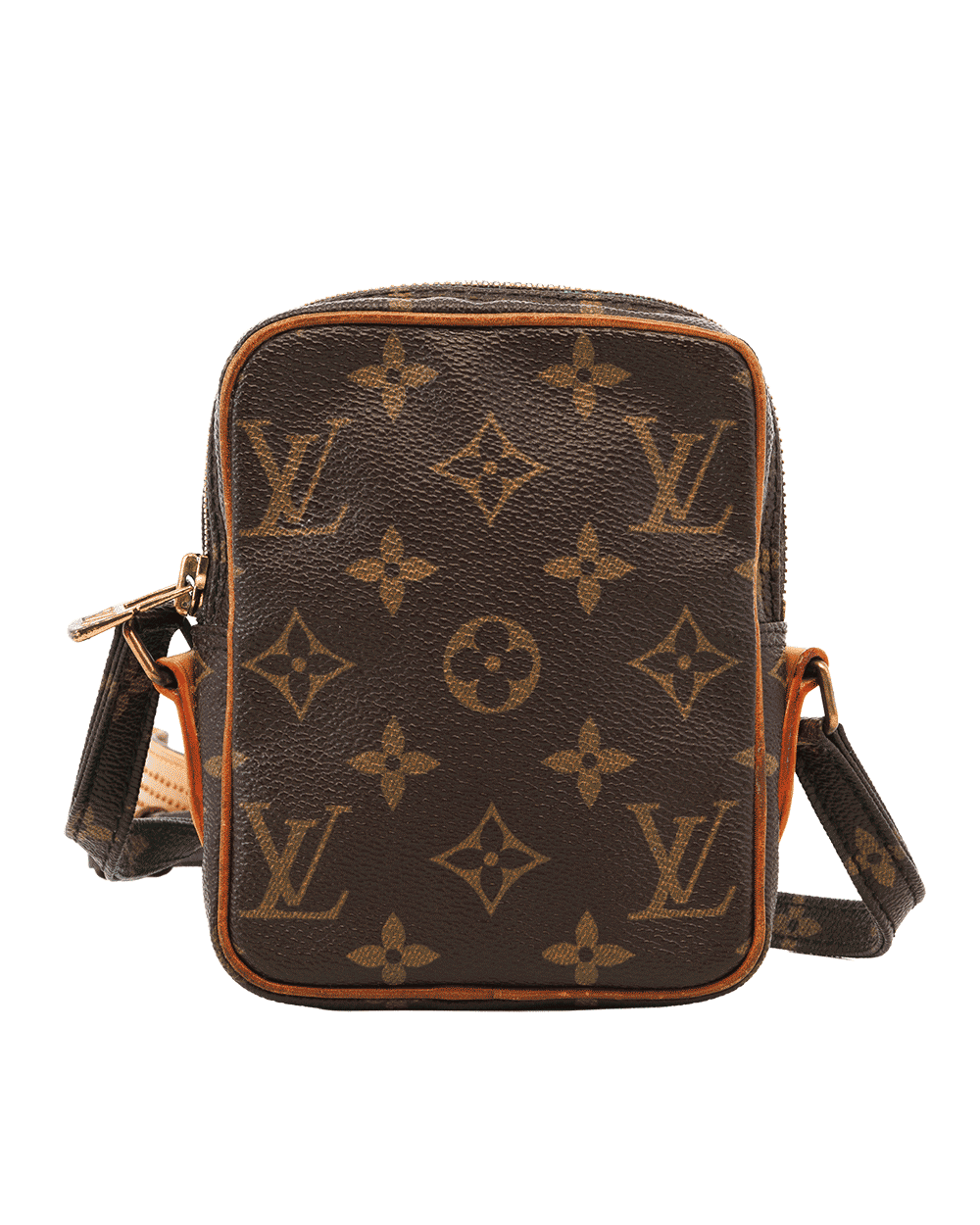 20 LV DANUBE CROSSBODY BROWN MONOGRAM CANVAS GHW 874 SL 1499