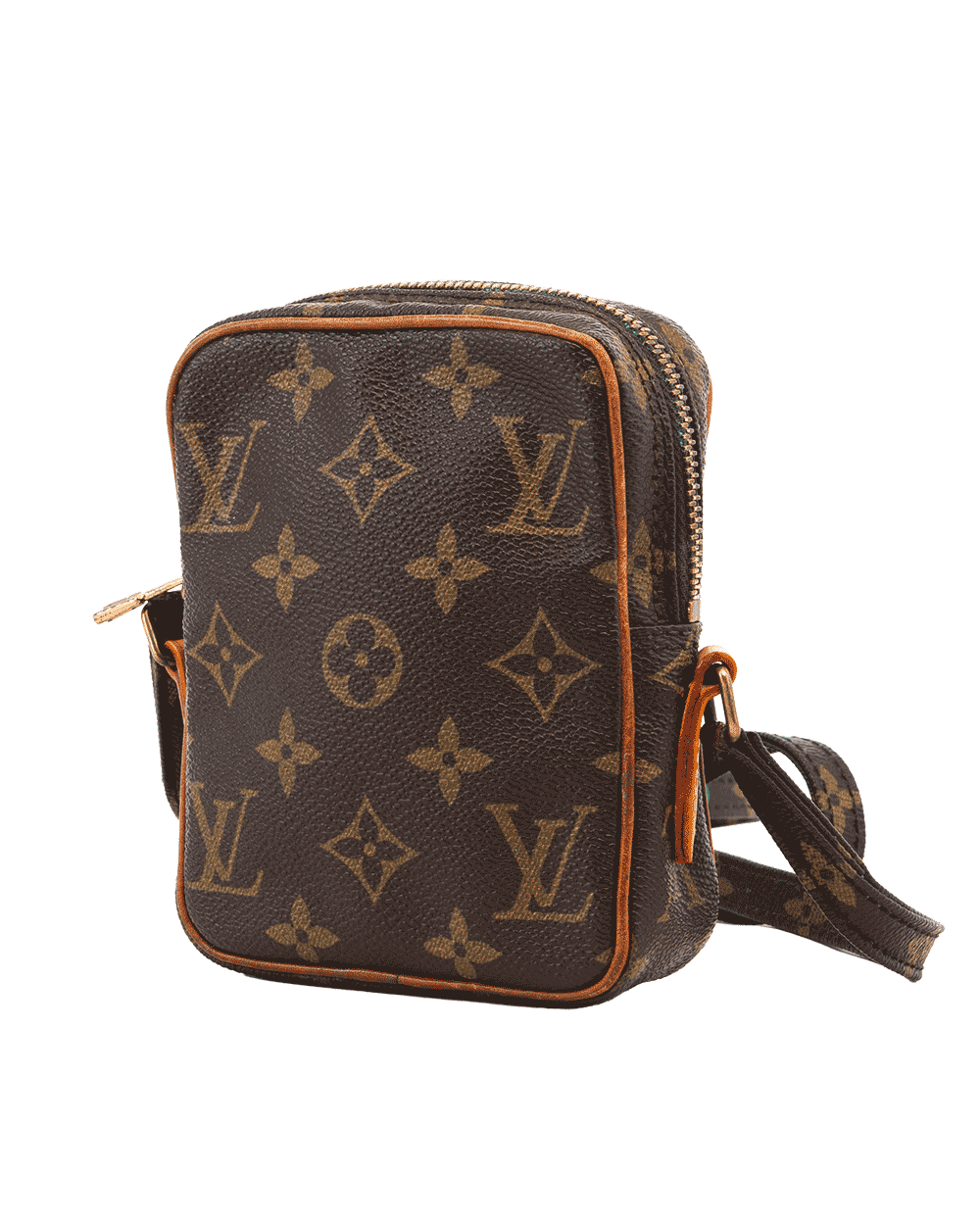 20 LV DANUBE CROSSBODY BROWN MONOGRAM CANVAS GHW 874 SL 1501