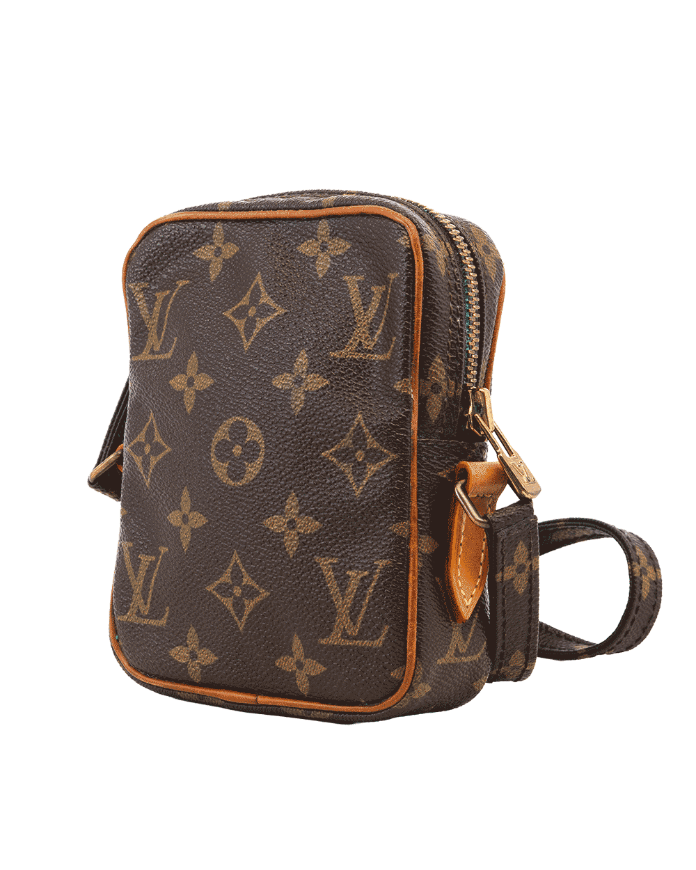 20 LV DANUBE CROSSBODY BROWN MONOGRAM CANVAS GHW 874 SL 1502