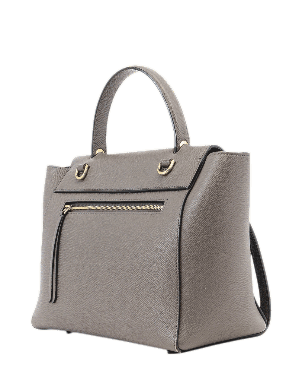 21 CELINE BELT BAG NANO GRAY CALF GHW S GA 4147 1254
