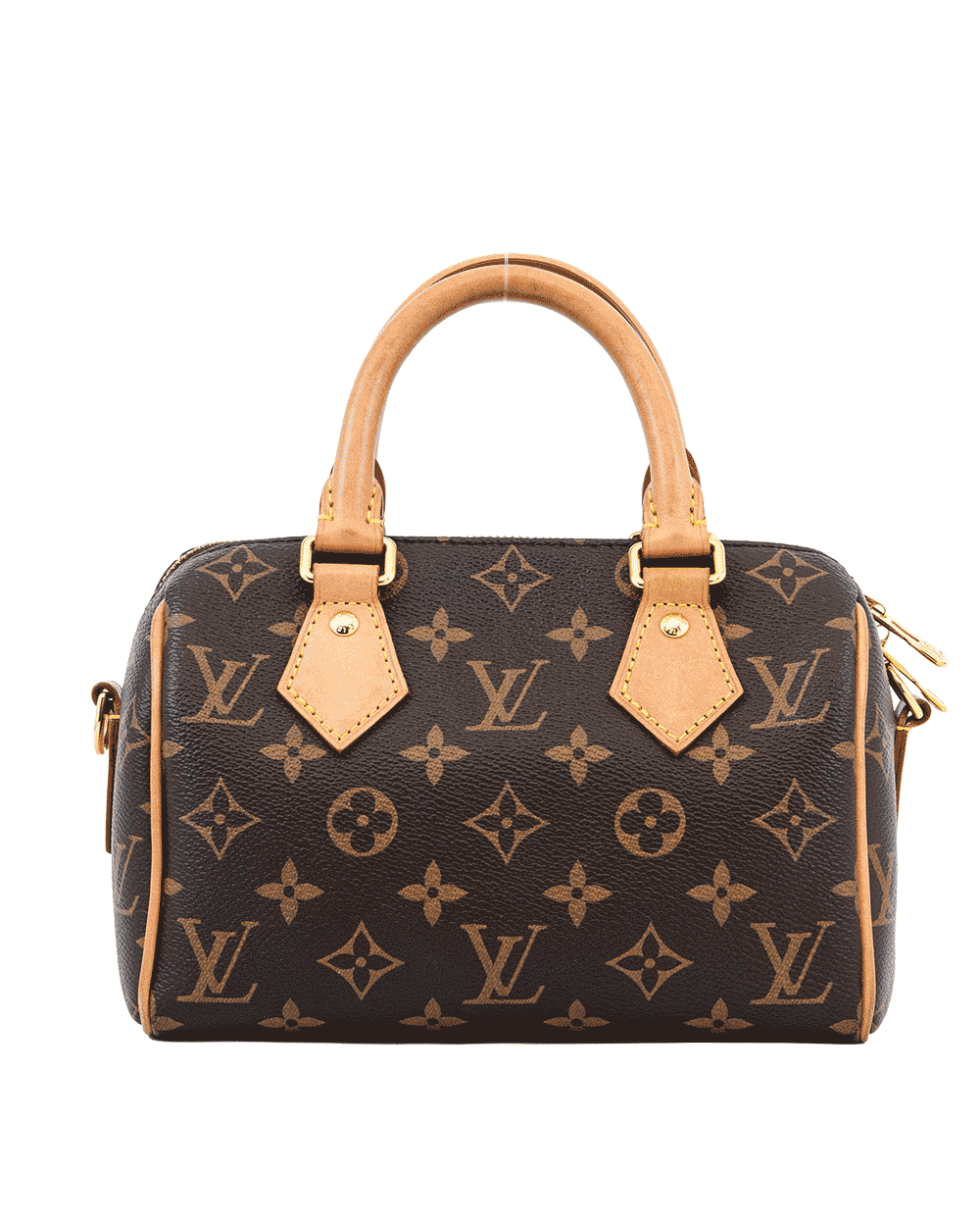 21LV SPEEDY BAND 20 BROWN MONOGRAM CANVAS GHW MICROCHIP 0650