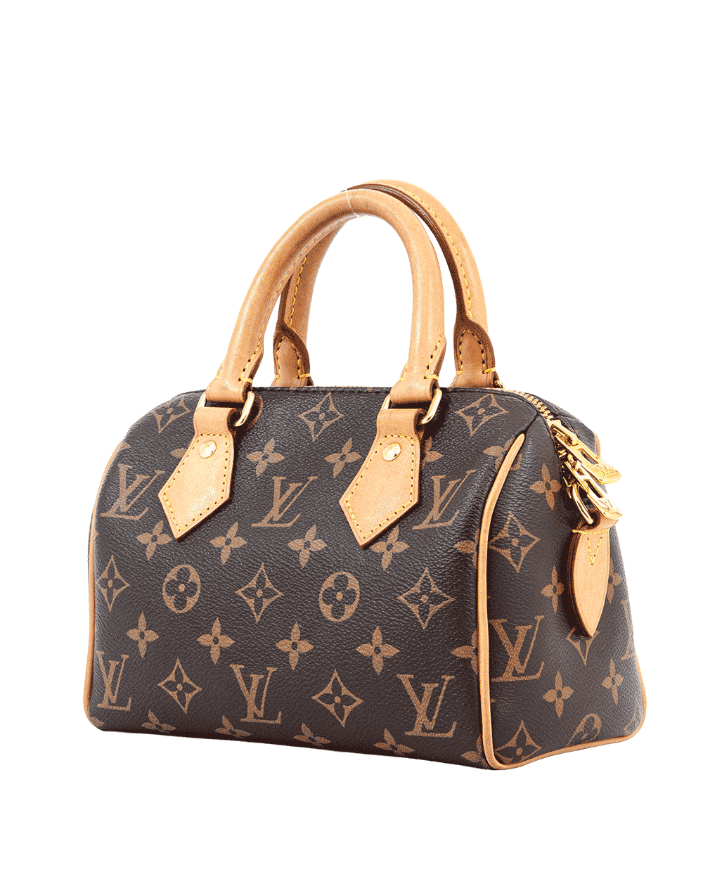 21LV SPEEDY BAND 20 BROWN MONOGRAM CANVAS GHW MICROCHIP 0651