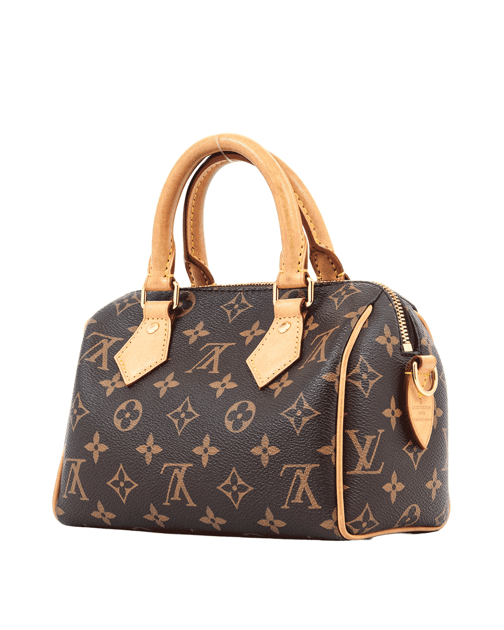 21LV SPEEDY BAND 20 BROWN MONOGRAM CANVAS GHW MICROCHIP 0652