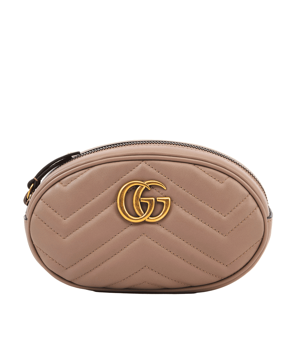 22 GUCCI GG MARMONT BELT BAG BEIGE CALF GHW 476434 493075 0414