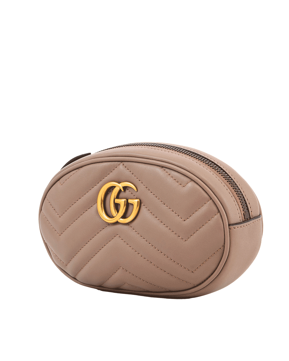 22 GUCCI GG MARMONT BELT BAG BEIGE CALF GHW 476434 493075 0415