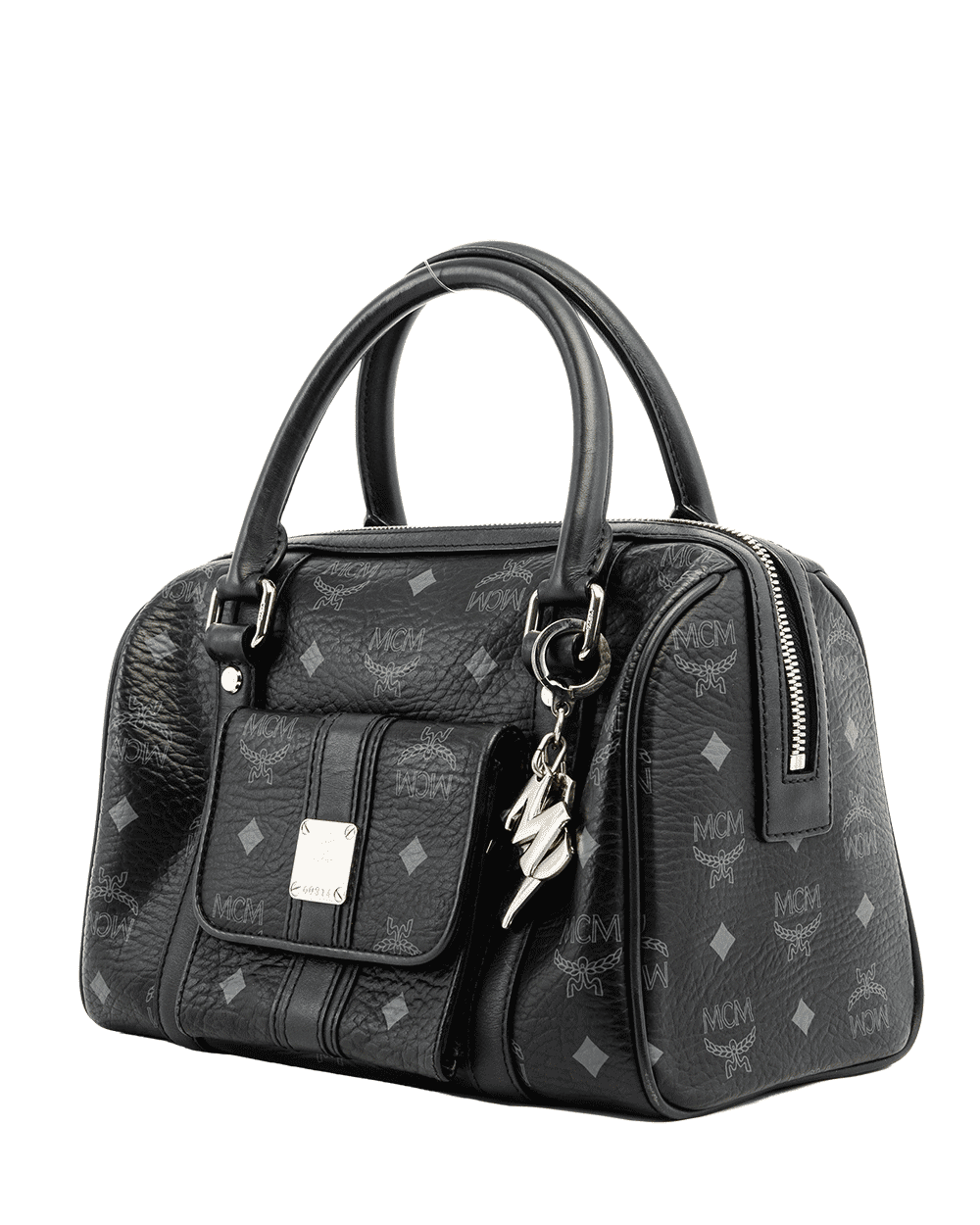 22 MCM ELLA BOSTON BLACK CANVAS SHW 1011109510322 031009 1687