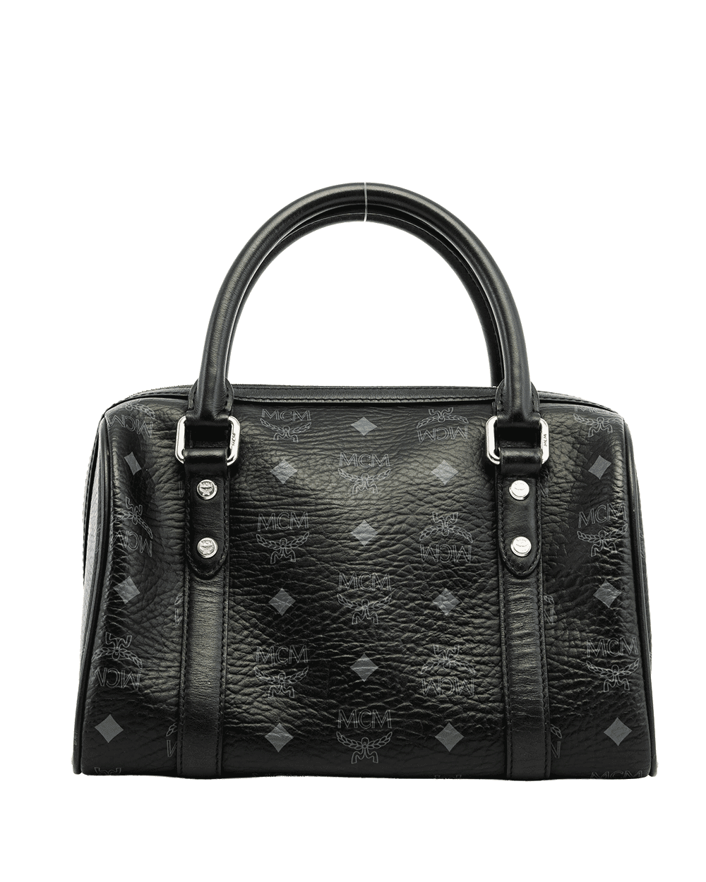 22 MCM ELLA BOSTON BLACK CANVAS SHW 1011109510322 031009 1689