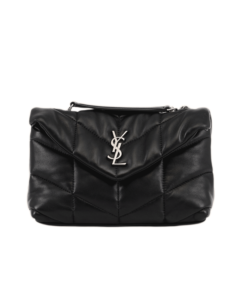 22 YSL PUFFER MINI BLACK CALF SHW GAB 759337 0923 0112