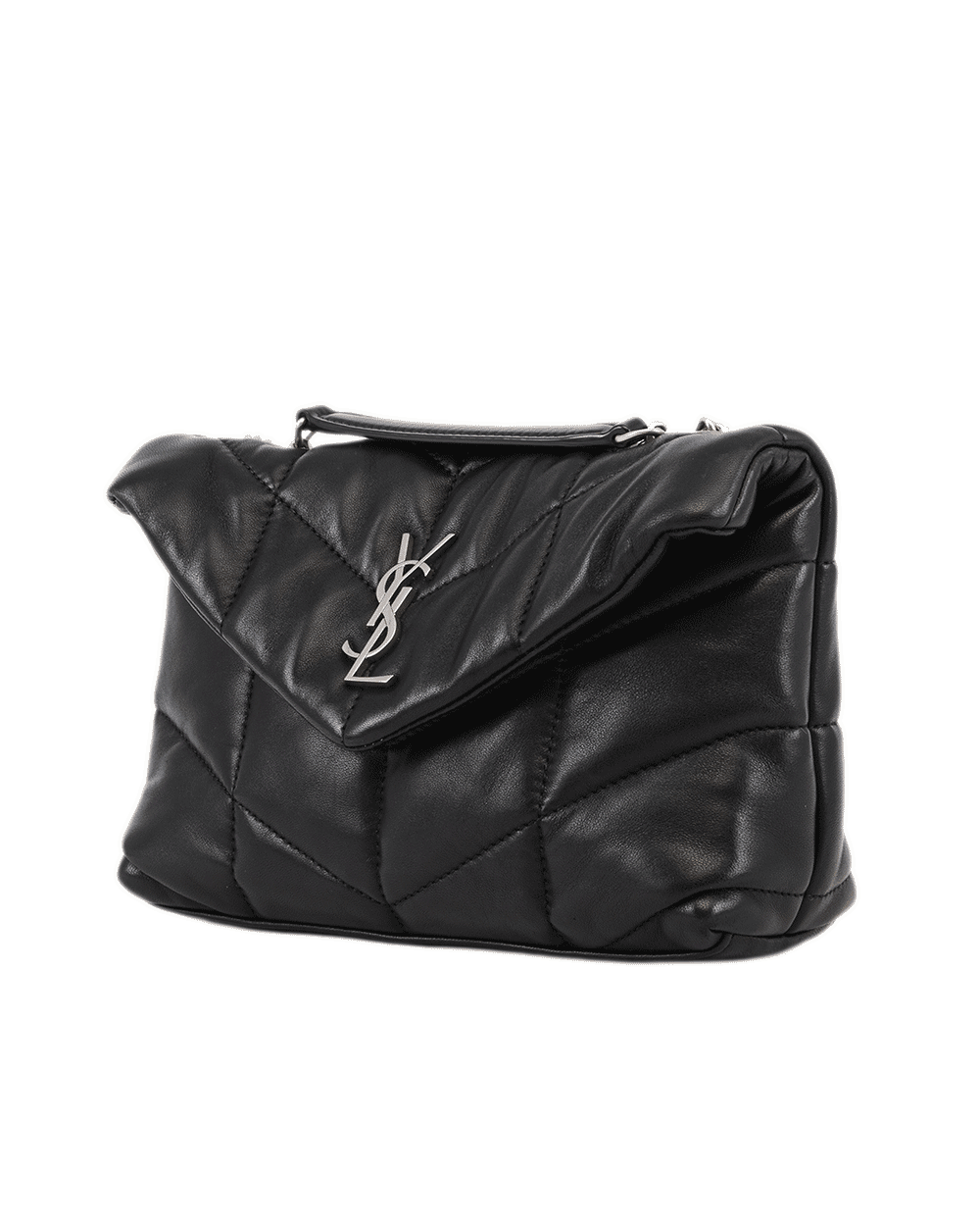 22 YSL PUFFER MINI BLACK CALF SHW GAB 759337 0923 0113