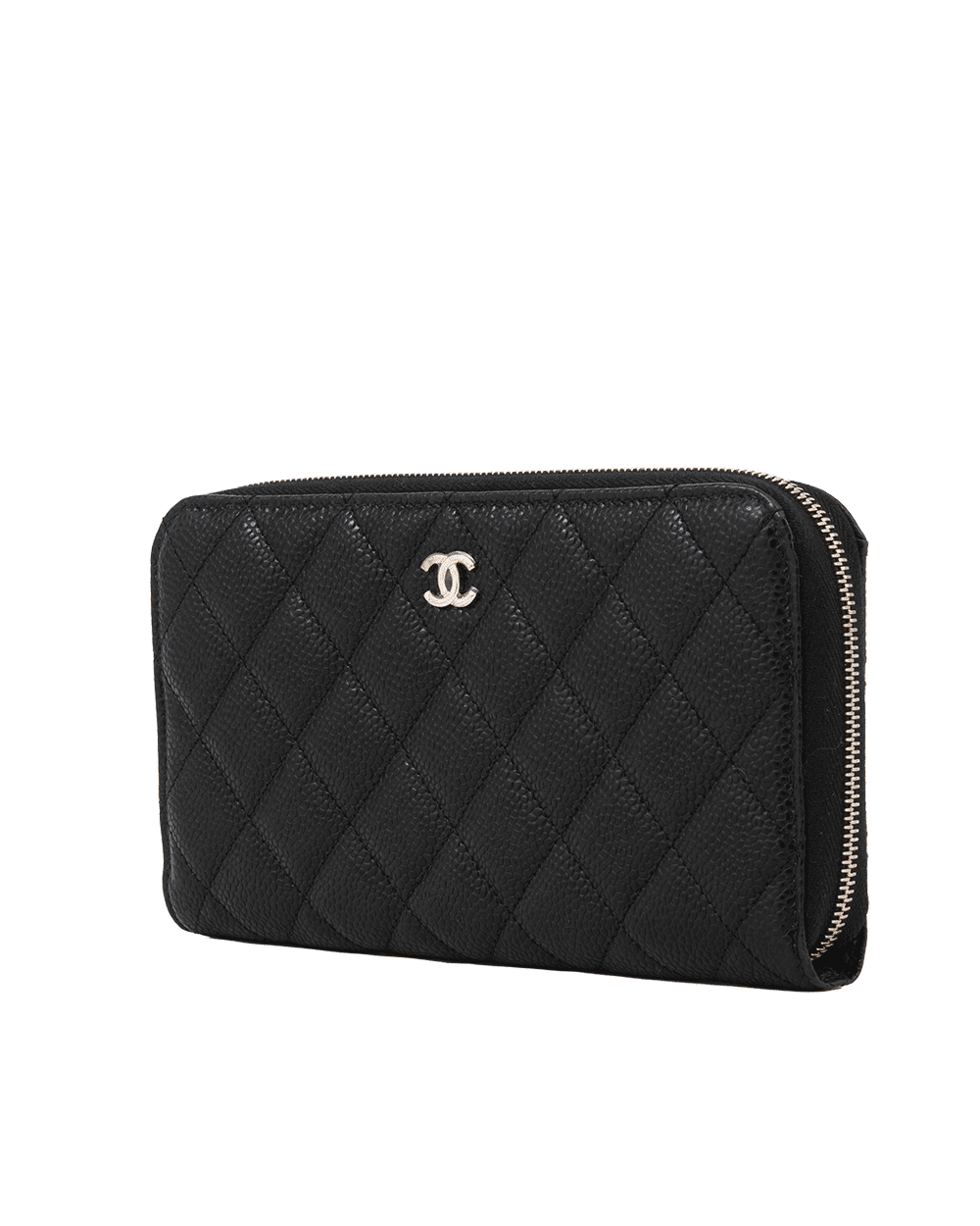 25 CHANEL ZIPPY WALLET LONG BLACK CAVIAR SHW 30584346 0114
