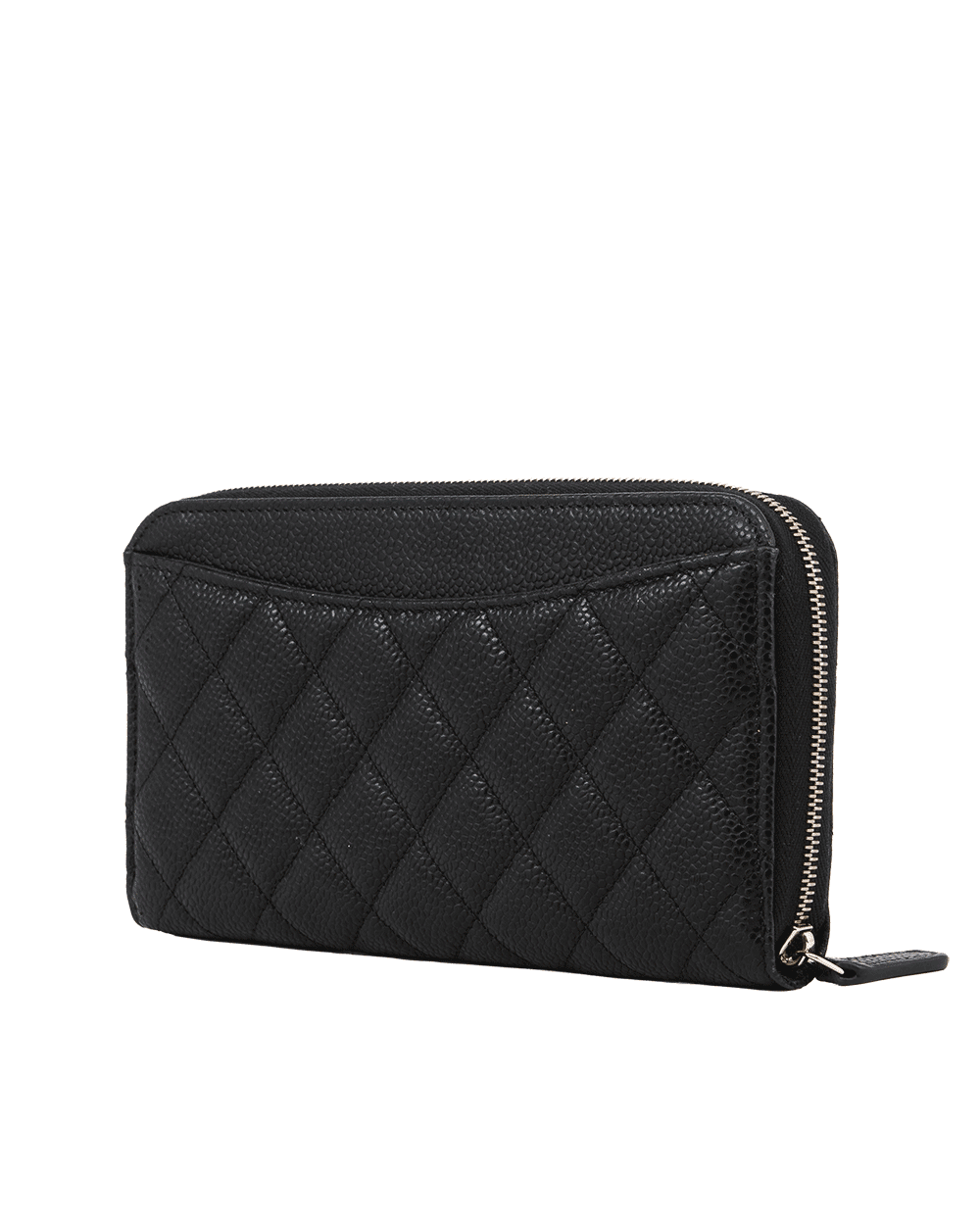 25 CHANEL ZIPPY WALLET LONG BLACK CAVIAR SHW 30584346 0115