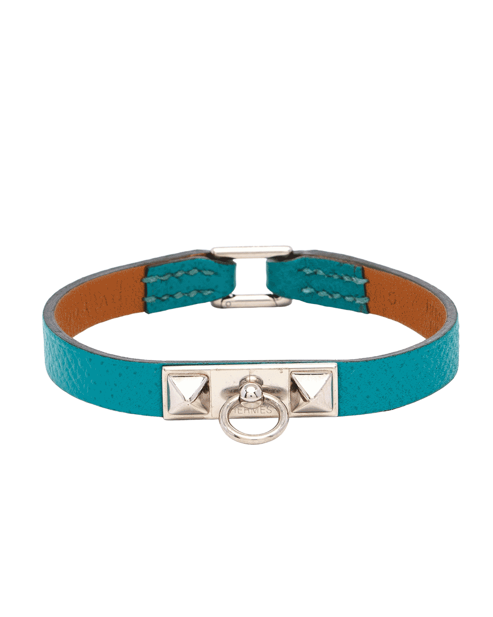 25 HERMES RIVALE BOUBLE TOUR BRACELET S BLUE SHW X BX 003 AC 1616