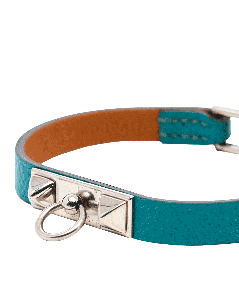 25 HERMES RIVALE BOUBLE TOUR BRACELET S BLUE SHW X BX 003 AC 1621