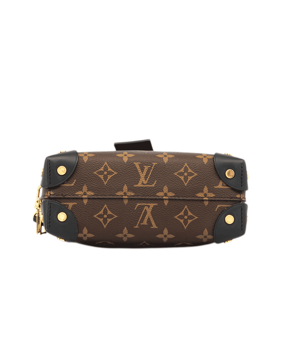 25 LV MALLET TRUNK BROWN MONOGRAM CANVAS GHW MICROCHIP 0805
