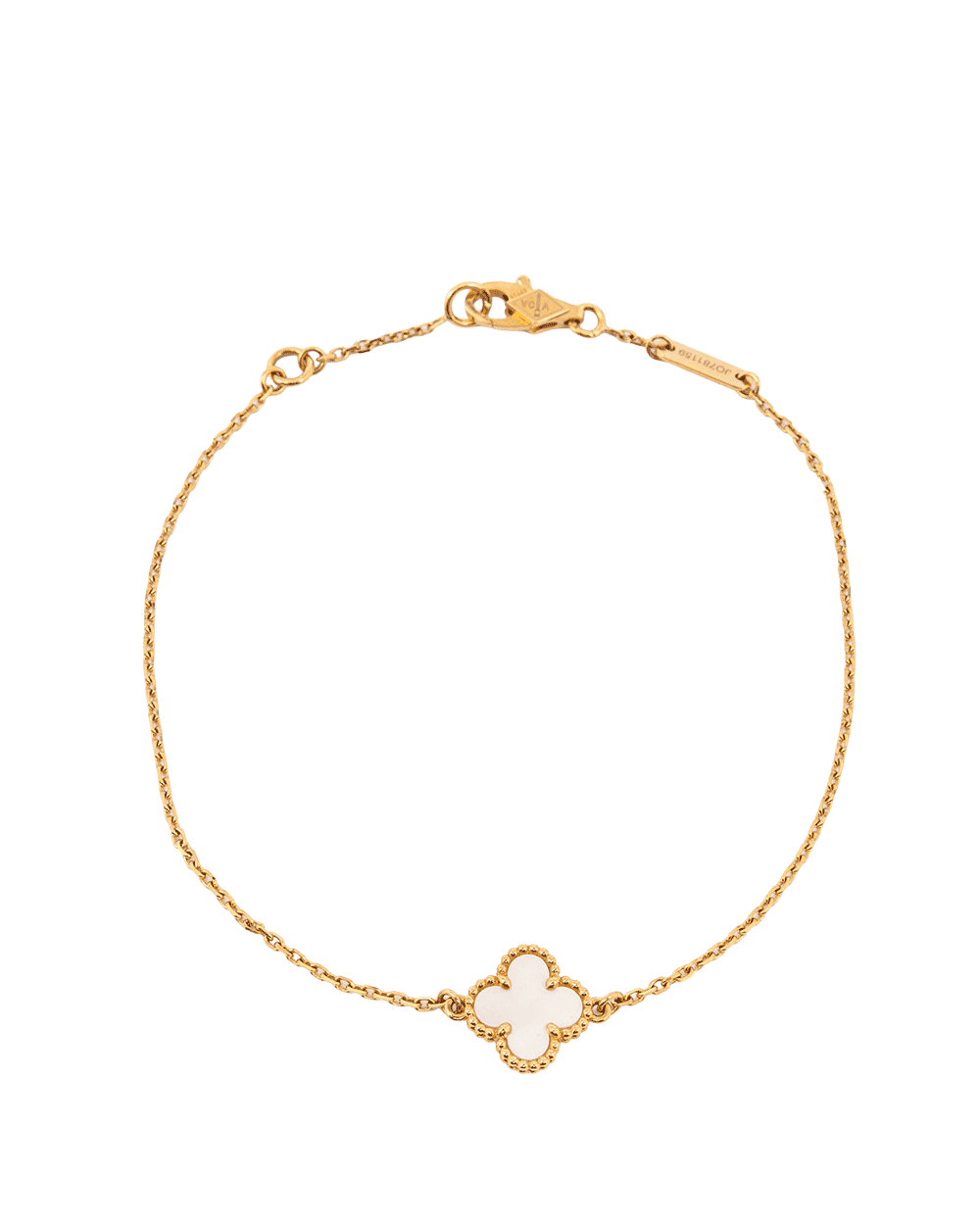 25 VAN CLEEF&ARPELS ALHAMBRA BRACELET SWEET WHITE GHW JO781159 0172