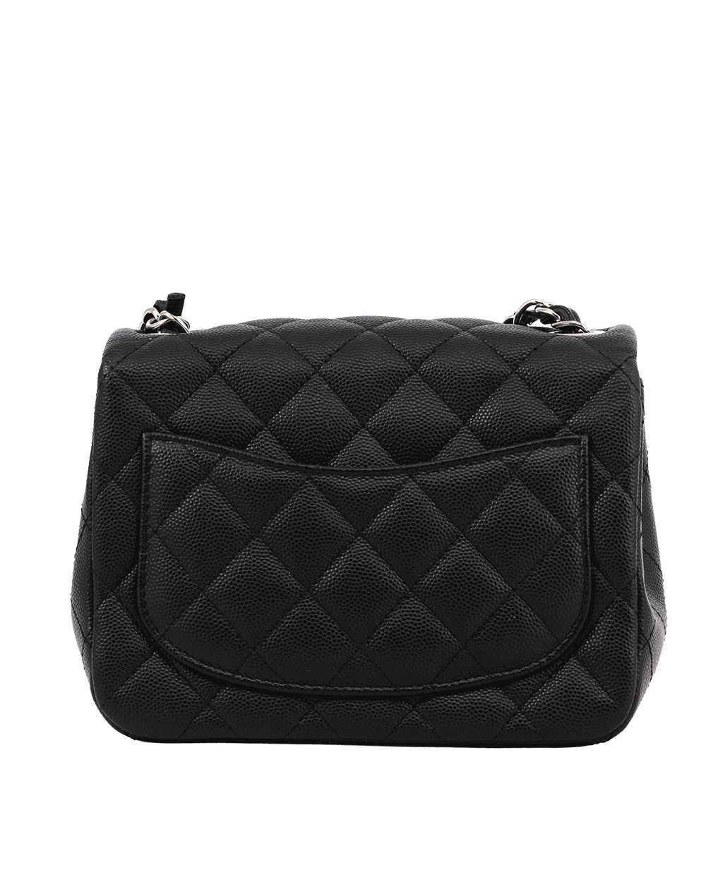26 CHANEL CLASSIC 7 SQ BLACK CAVIAR SHW 24443633 0366