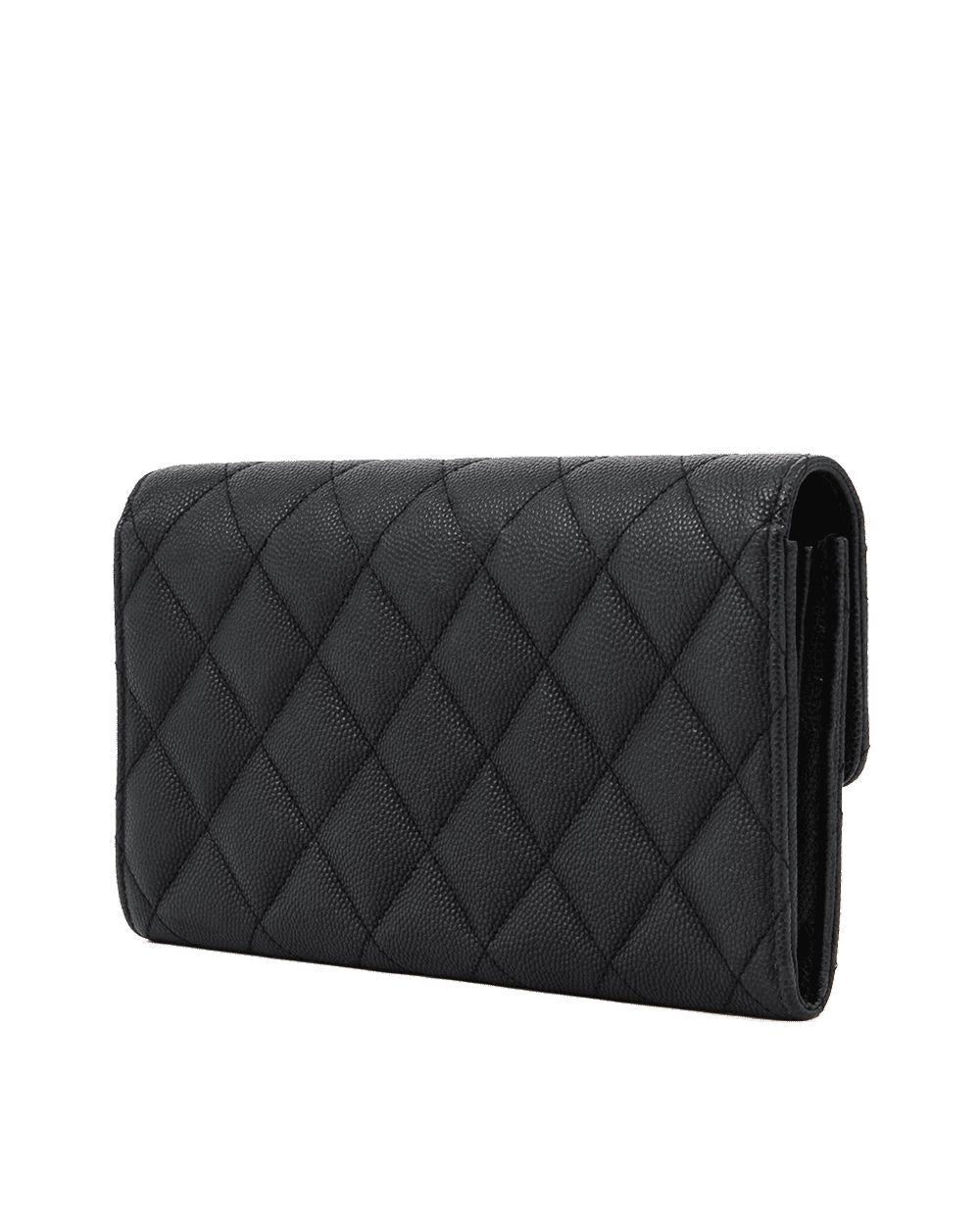 26 CHANEL SARAH WALLET LONG BLACK CAVIAR GHW L17J88C3 0942