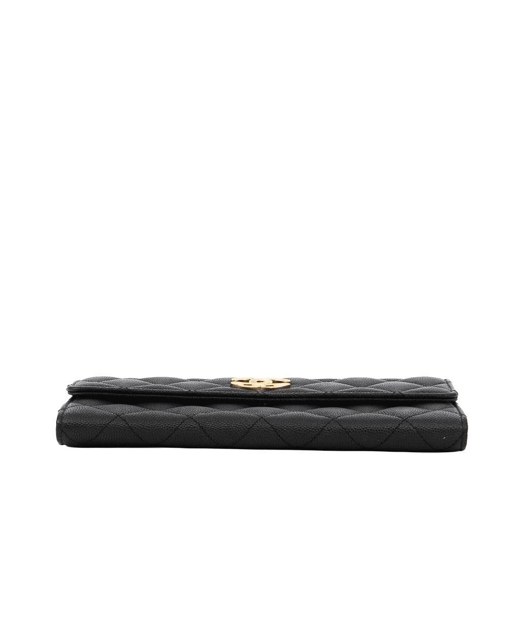 26 CHANEL SARAH WALLET LONG BLACK CAVIAR GHW L17J88C3 0944