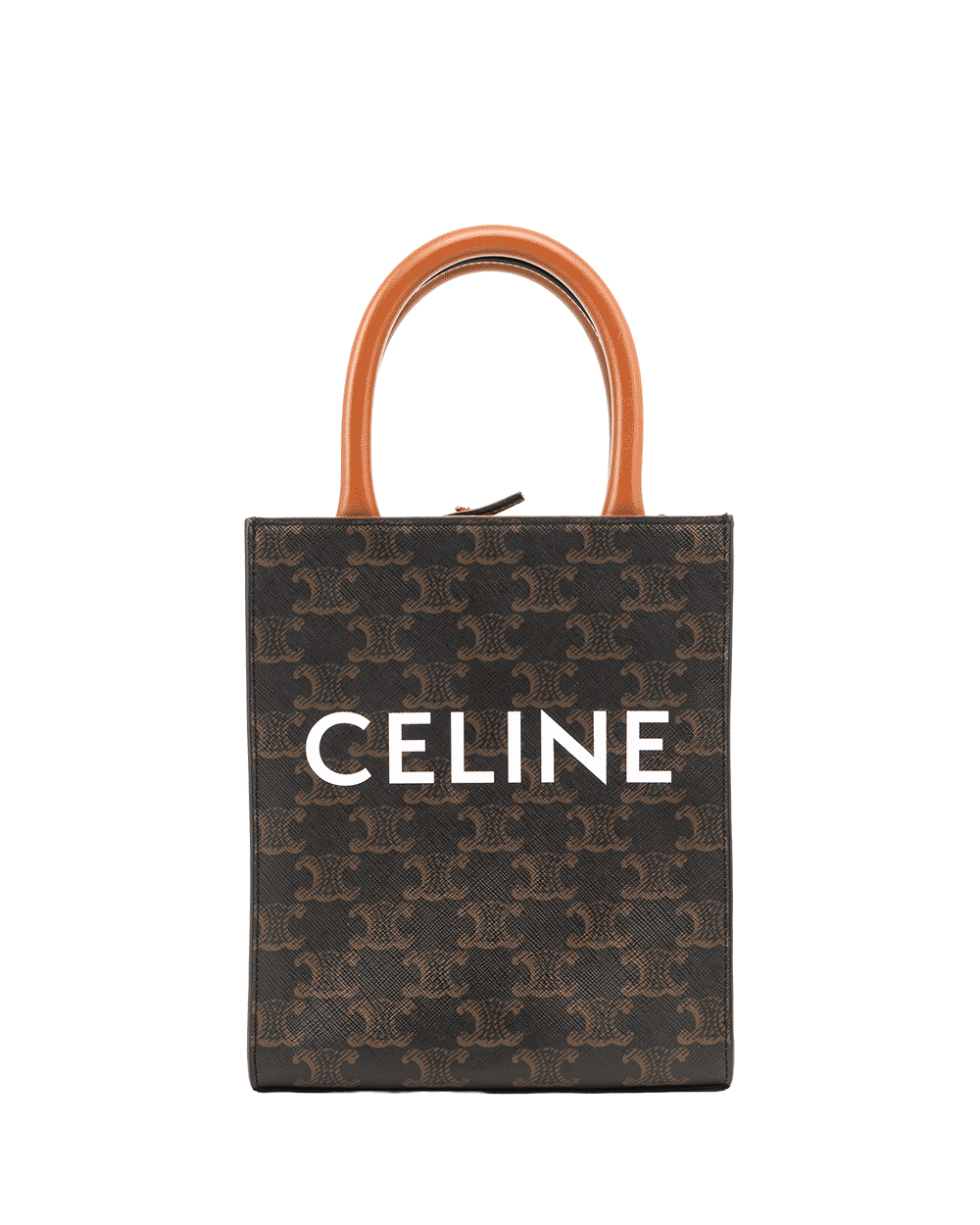 27 CELINE CABAS MINI BROW TAN CANVAS GHW U CE 1232 U AT 0272 1347